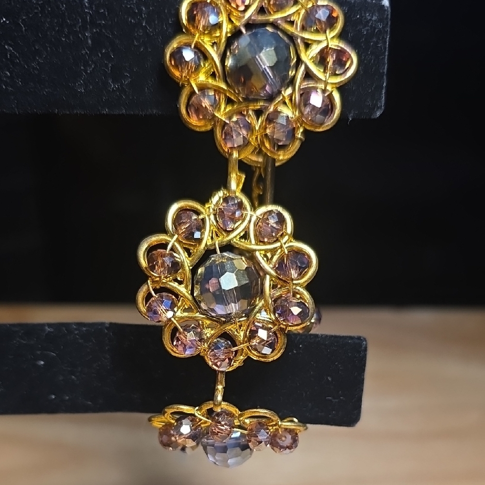 Elegant Gold and Purple Women's Jewelry
